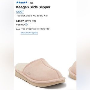 Keegan slide slipper light pink by UGG